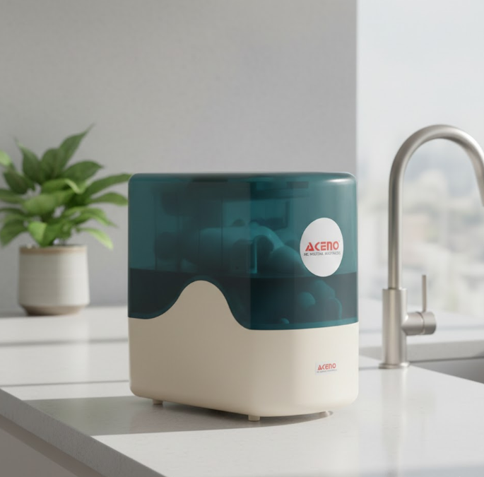 Akeno 2.2(8Lt) Pompasız Kapalı Kasa Sistem Su Arıtma Cihazı Mavi