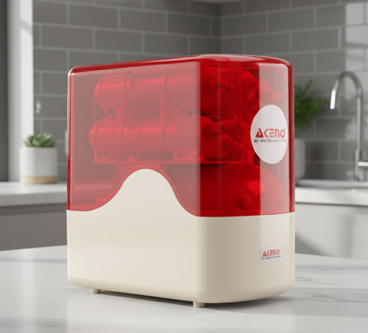 Akeno 2.2(8Lt) Pompalı Kapalı Kasa Su Arıtma Cihazı Kırmızı