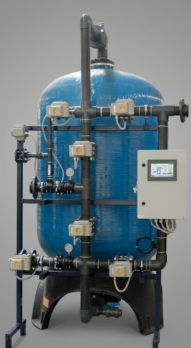 FRP Tanklı Yüzey Borulamalı Su Arıtma ve Yumuşatma Sistemi